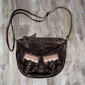 T shirt and jeans co sweet little bag with lace pockets